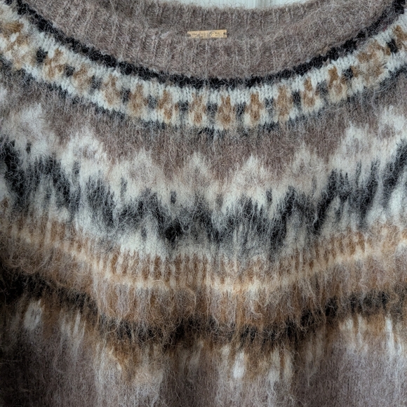 MAGASCHONI | NWOT Scandi Fair Isle Wool Blend Sweater Super Soft Size S - Picture 9 of 12